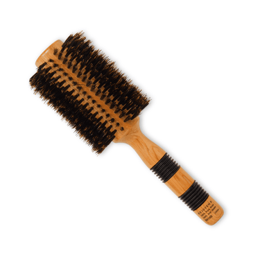REJUVEN8_Natural Boar Bristle Round Brush 6.5cm wide 23cm long Large_Cosmetic World